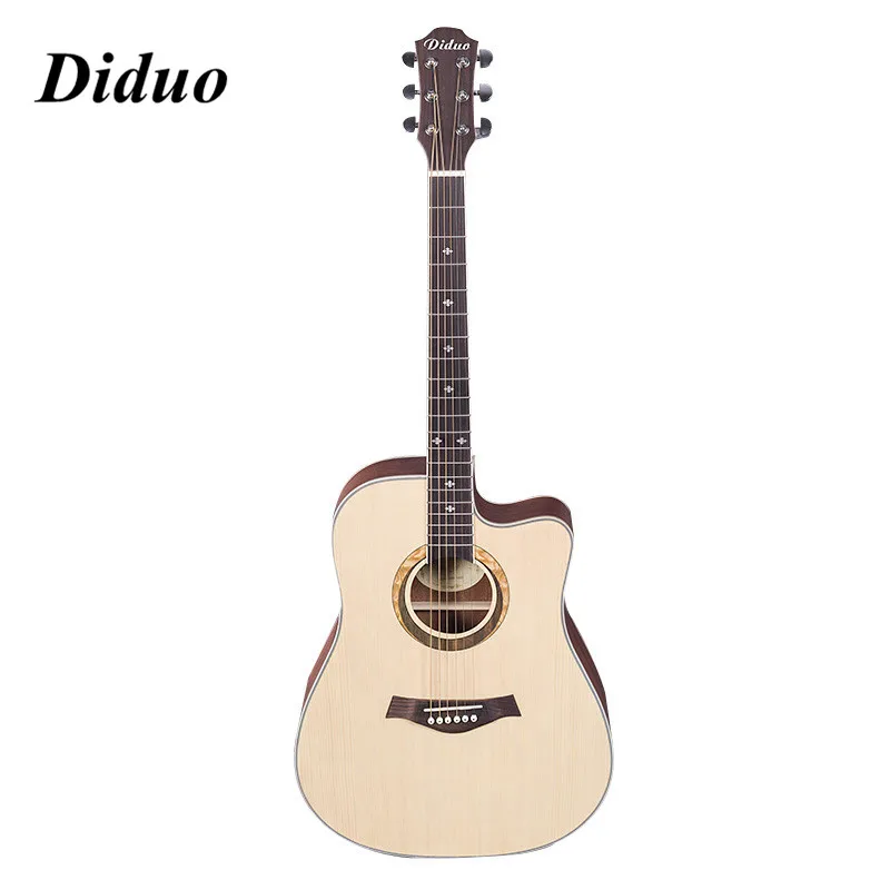 

Diduo 41inch Picea Asperata Acoustic Guitar Closed Knob Violao Wood Guitar Guitar Musical Instrument Acoustic Guitarra KER-135