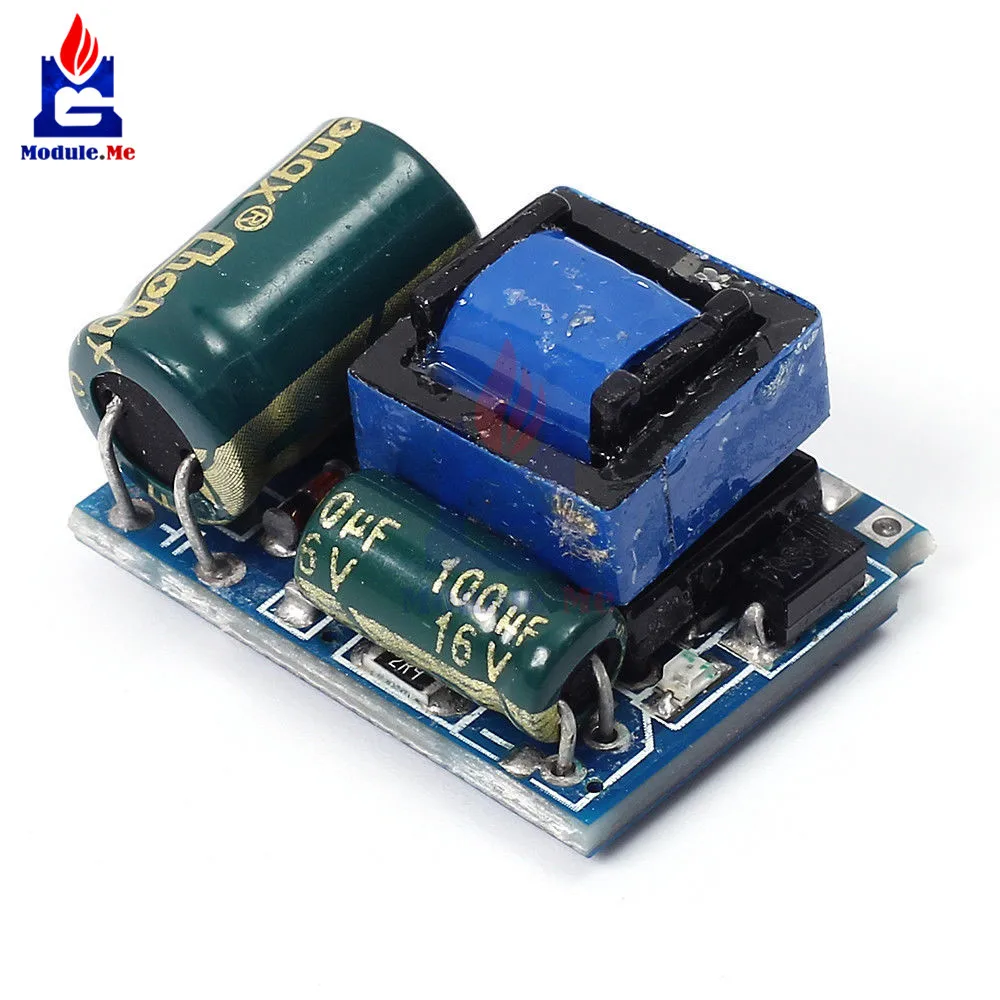 

AC-DC 5V 600mA 3W Isolated Switching Power Supply Module 220V to 5V Buck Step Down Module Voltage Regulator for Arduino