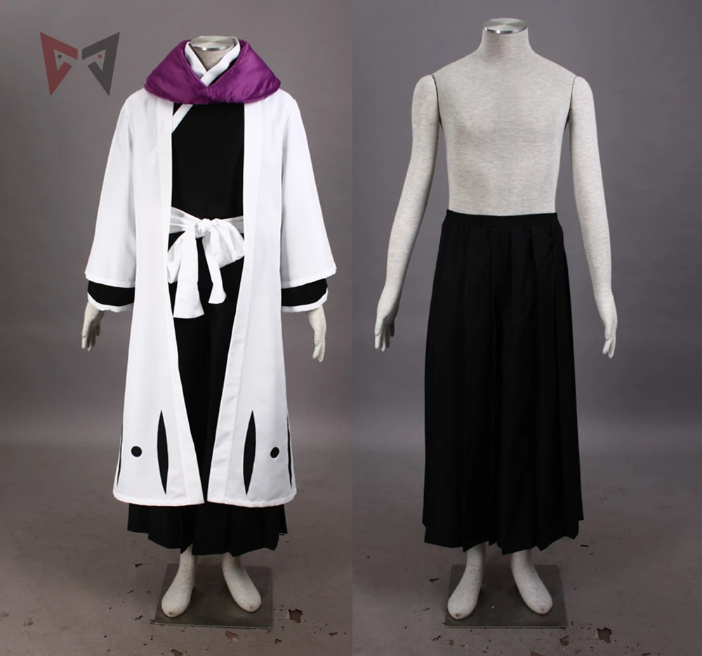 Cosplay&Ware [15]Mmgg Bleach Cosplay Kurotsuchi Mayuri Costume Kimono Outfit -Cosplay&Ware anime Shop