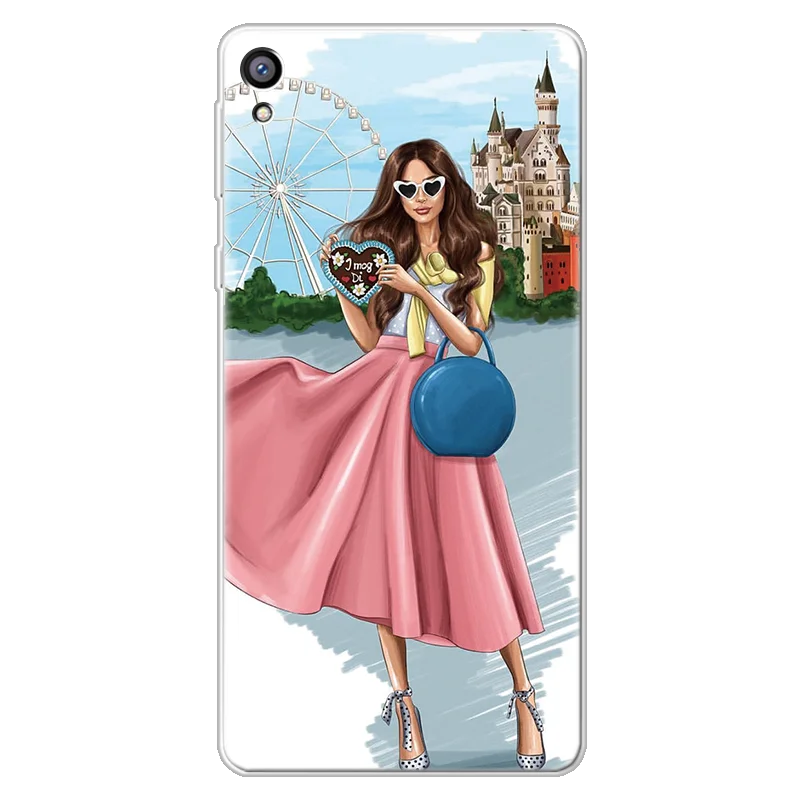 Модный Дорожный Чехол Queen Paris Girl для Sony Xperia XZ2 XZ3 XZ XA E5 X Ultra Plus компактный