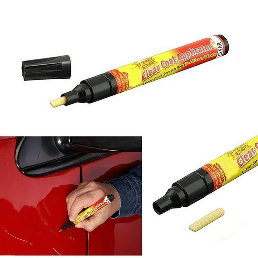 

DSYCAR 1pcs Non Toxic Car Clear Coat Applicator Fix It Pro Car Scratch Repair Remover Pen Car styling