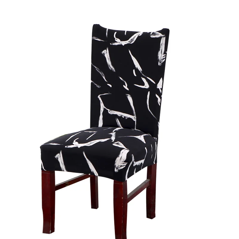 Chair Cover Spandex Removable Seat Cover for Office Dining Room