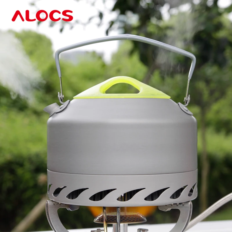 ALOCS, для улицы принадлежности для пикника 0.9л чайник варить чай кофейный чайник кувшин для воды столовой кемпинга воды Bottle100G автомобильный чайник чай-урна
