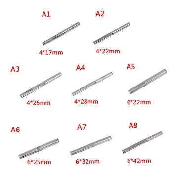 

4mm/6mm Shank Two Flutes Straight Router Bits End Mill Tools Milling Cutter