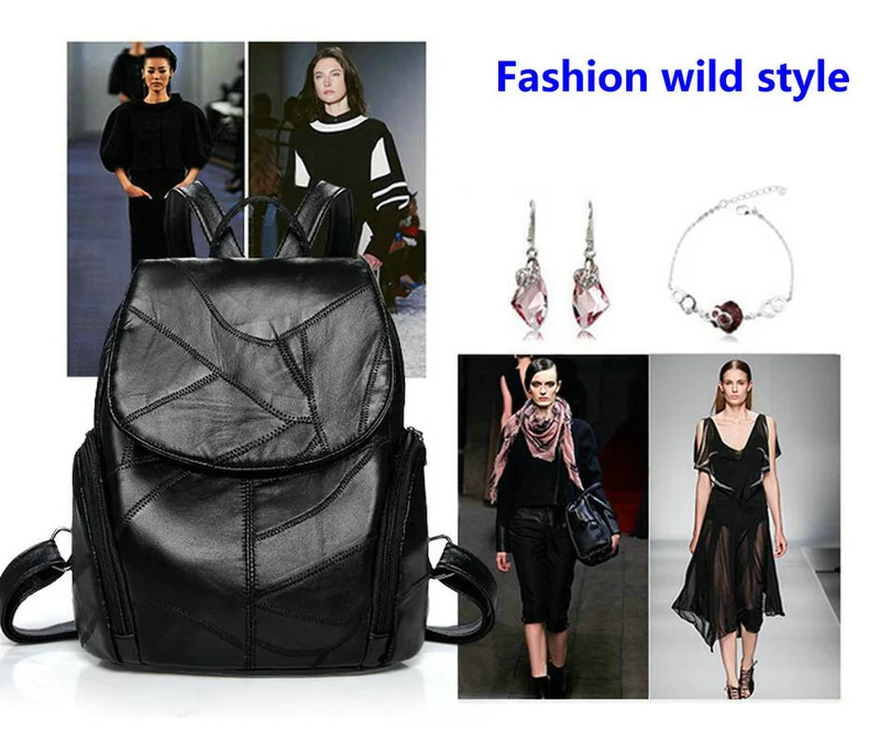 Rdywbu, новинка, женские рюкзаки из натуральной овечьей кожи, Винтажный дизайн, женская повседневная школьная сумка для девочек, винтажные сумки H220