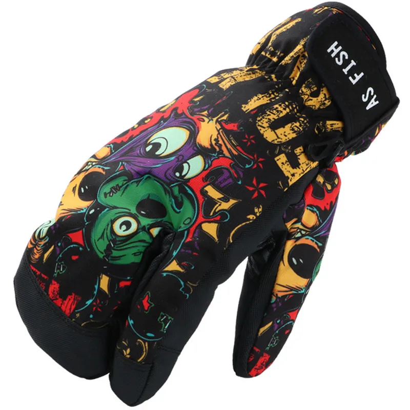 WILD SNOW Winter Snowboard Gloves Women Men Ski Gloves Windproof Waterproof Non slip Skating