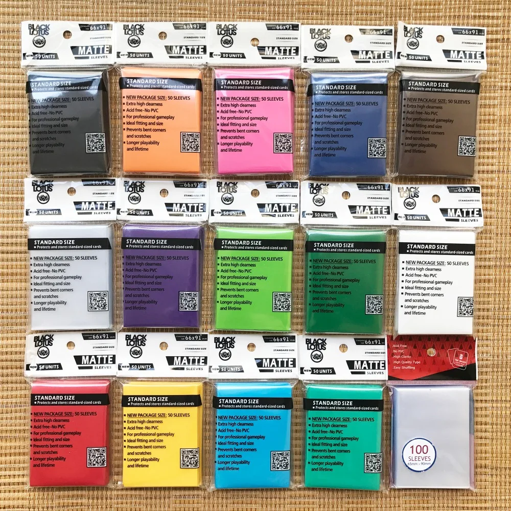 100 шт./лот Lake Green Matte sleeve карты MGT Protector для TCG торговые настольные защитные рукава