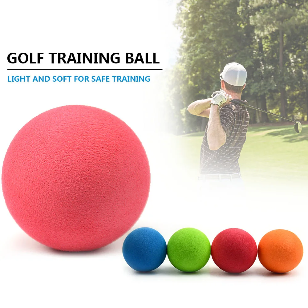 

6PCS Bright Color Indoor Outdoor Training Practice Golf Ball Kids Beginner Practice EVA Soft Ball Golf Sports Equipment NEW