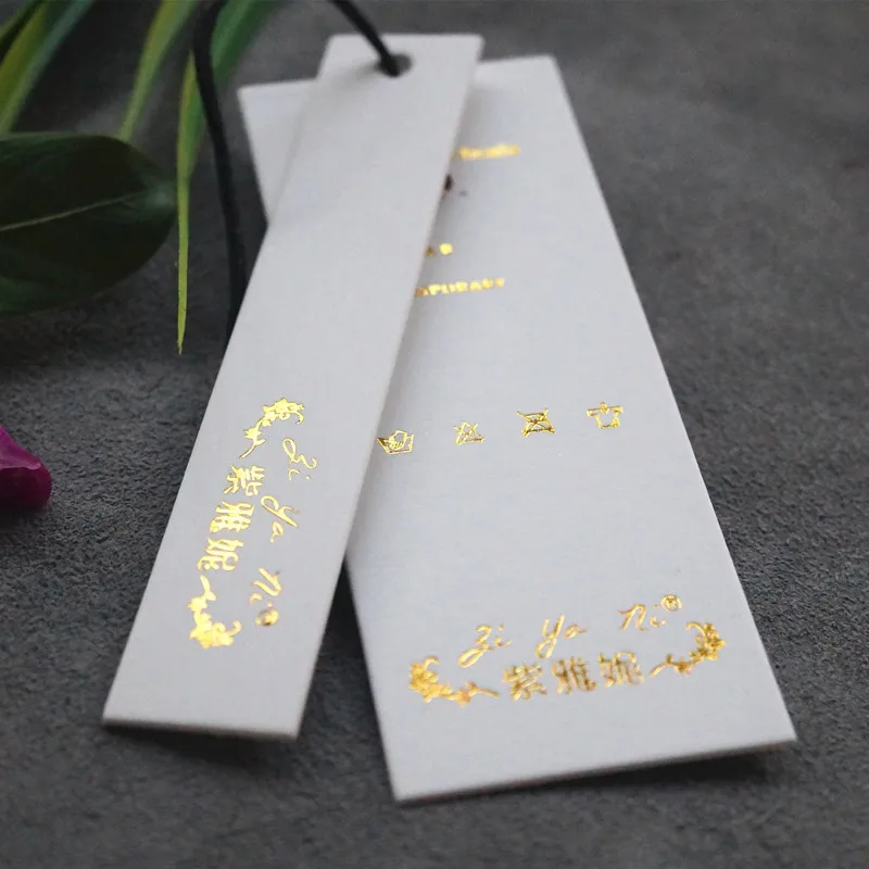 customized brand name logo hang tags printing paper coard price tag label custom shape die cut kraft clothes |