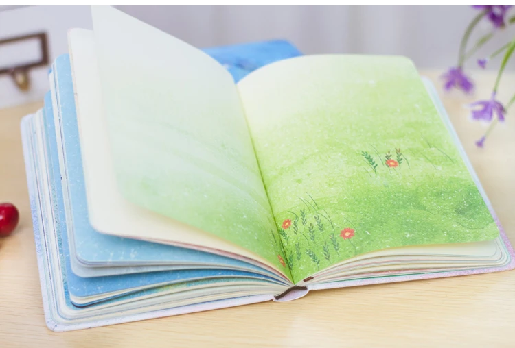 Корейская креативная записная книжка формата А5, канцелярский небольшой блокнот для рисования, блокнот для ежедневного письма, школьные офисные принадлежности, планировщик