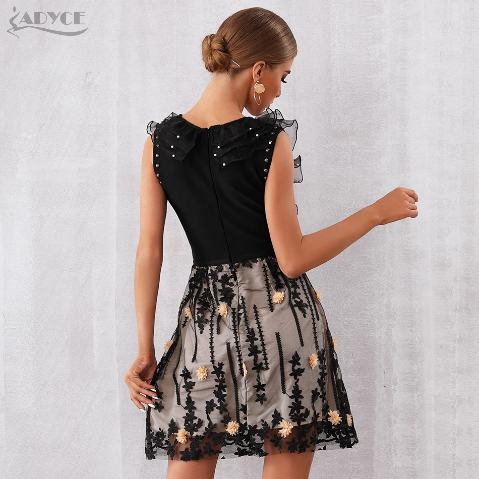 ADYCE летнее подиумное облегающее платье Vestidos Verano 2019 элегантное сексуальное