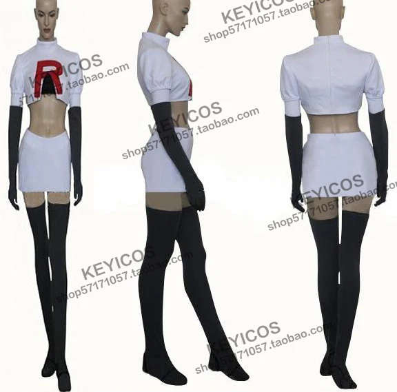 Pokemon Gaan Cosplay Pocket Monster Kostuums Team Rocket Jesse Kostuums Pokemon Gaan Cosplay Pocket Monster Kostuums Team Rocket Jesse Kostuums