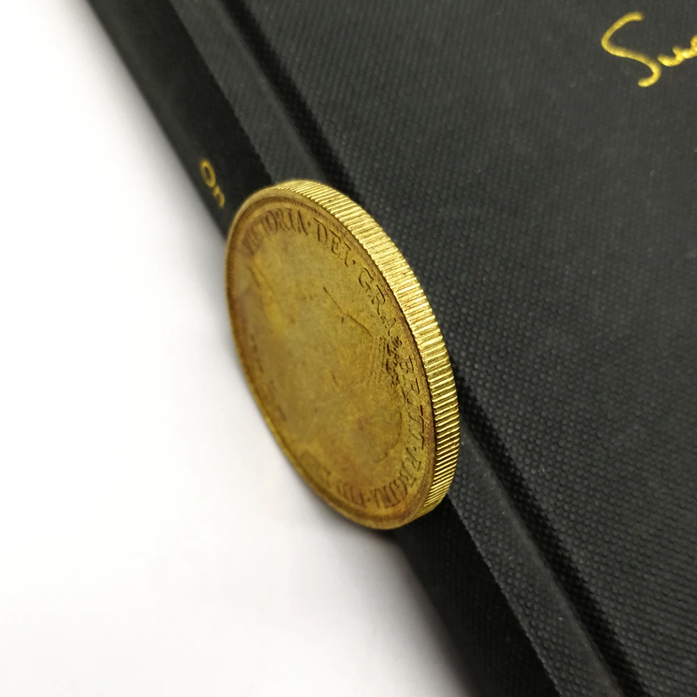 1894 Великобритании королевы Виктории SOVEREIGN позолоченные латунные металлические