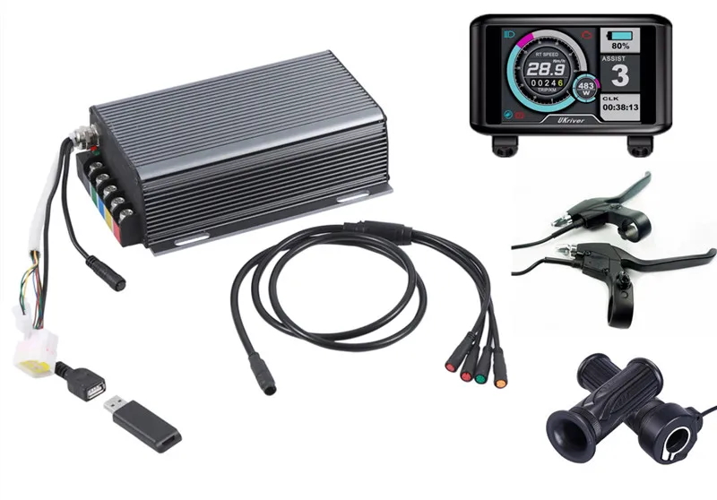 Best TFT display 36v- 72v 200a 14KW motor electric bike controller sine wave system Bluetooth Adapter Included 6 Best TFT display 36v- 72v 200a 14KW motor electric bike controller sine wave system Bluetooth Adapter Included 6