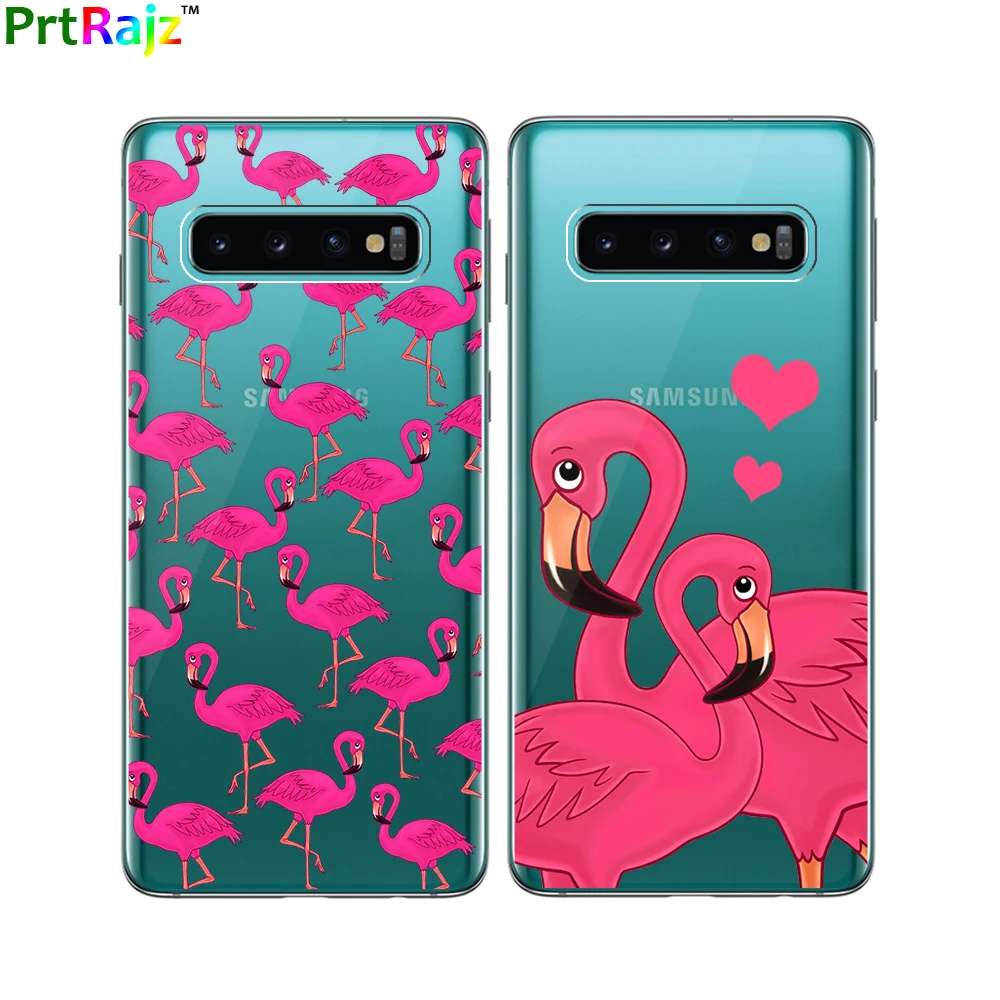 

Cases For Samsung Galaxy S10 S10e S9 S8 Plus Cute Flamingo Patterned Soft Cases For Samsung S10Plus S9Plus S8Plus S6 S7 Edge