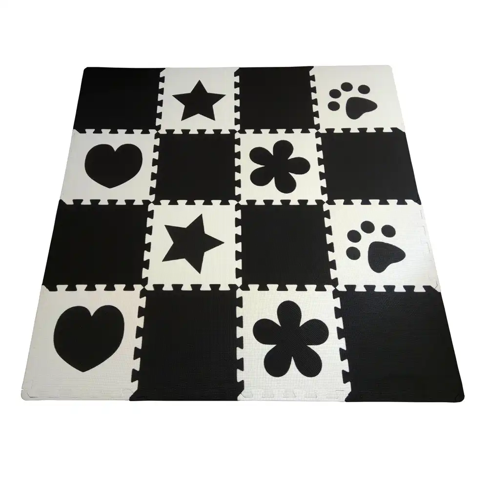 black and white foam floor tiles baby