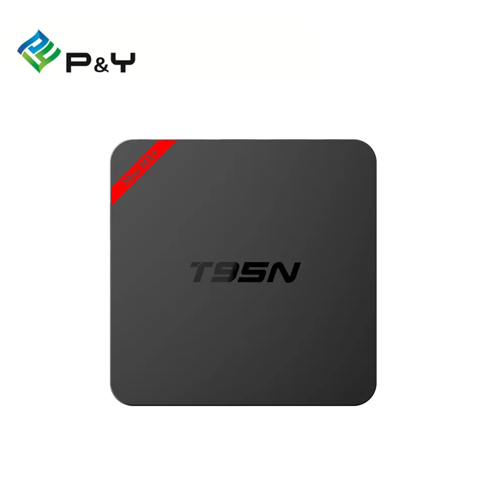 

Smart tv box T95N Android 6.0 Andriod TV Box Amlogic S905X 64 bit Quad Core 4K 2K H.265 IPTV Set-top box Mini MX plu