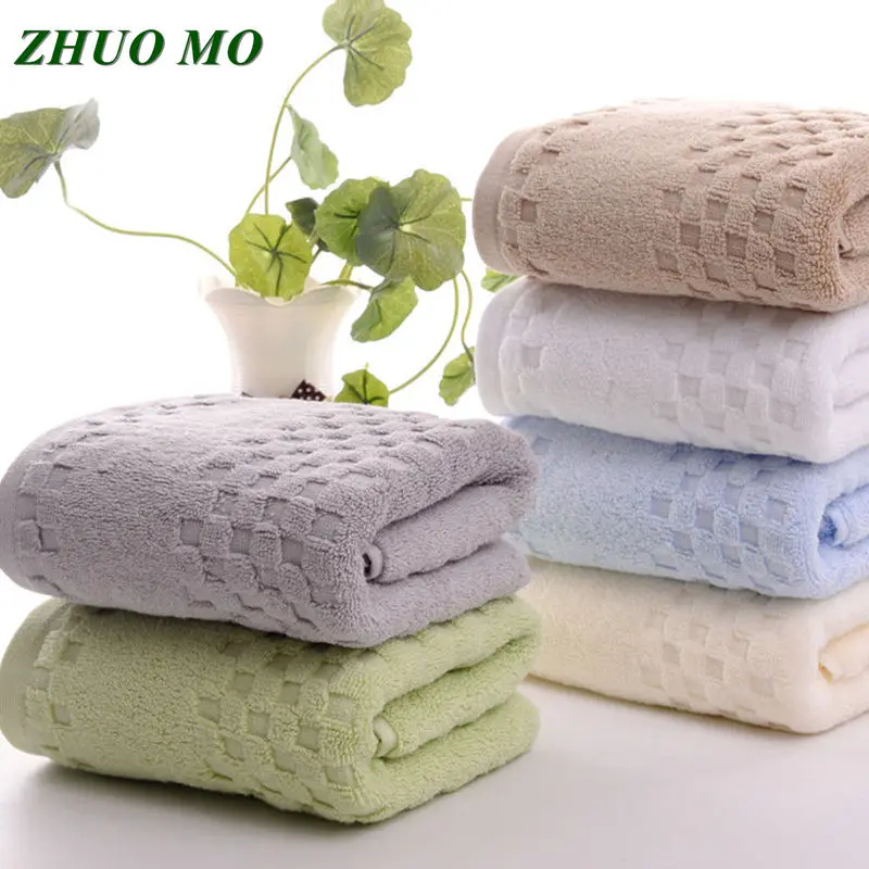 

ZHUO MO 42*70cm 220g Luxury Egyptian Cotton Bath Towels for Adults Bath Sheets High Quality Soft Face Washing Hand Towels