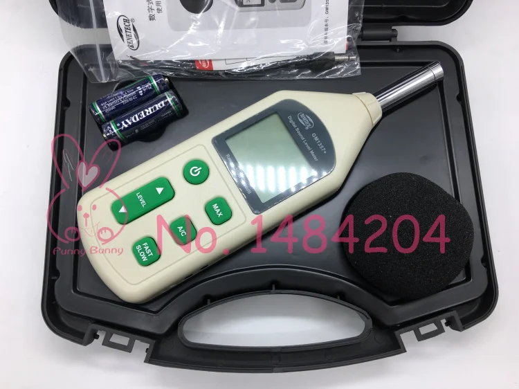 Цифровой измеритель уровня звука GM1357 + Benetech 30 ~ 130 dBA 35 dBC A/C шумомер в децибел|level