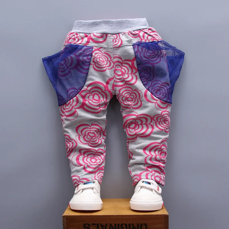 Spring Modern Style Baby Girl Pants Baby Girl Newborn Full Length Pants