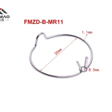 Изготовление круглых проволочных стопорных колец для валов, кольцо из нержавеющей стали с бесплатной доставкой