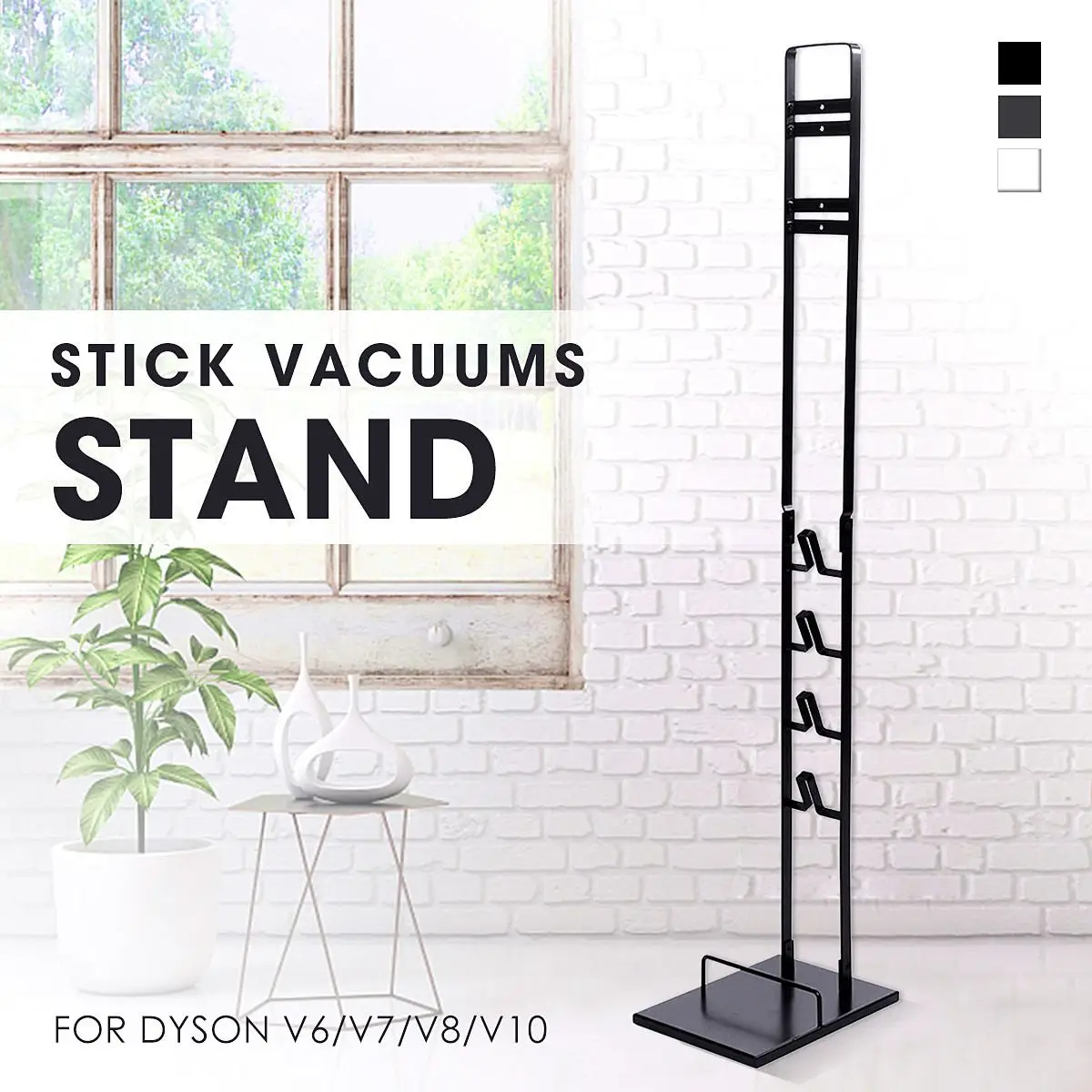 

Vacuum Cleaner Accessories Vacuum Cleaner Storage Stand For Dyson V6 V7 V8 V10 Home Storage Rack Steel Rack Dropshipping 2019