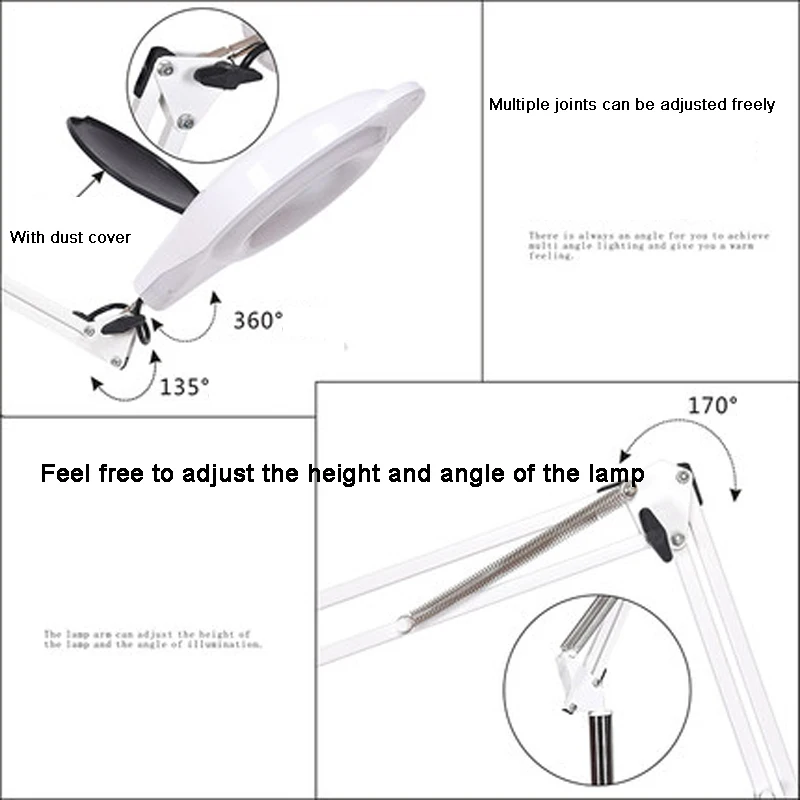 Beauty Lights Tattoo Lights LED Cold Light Magnifier Beauty Eyelash Beauty Nail Lights Eyebrow Tattoo Shadowless Floor Lamp