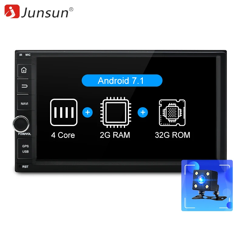 Junsun ram 2 GB din мультимедиа для Android радио плеер Universale интеллектуальная система nissan