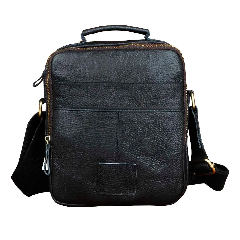 Original Leather Male Fashion Casual Tote Messenger bag Designer Satchel Crossbody Shoulder ...