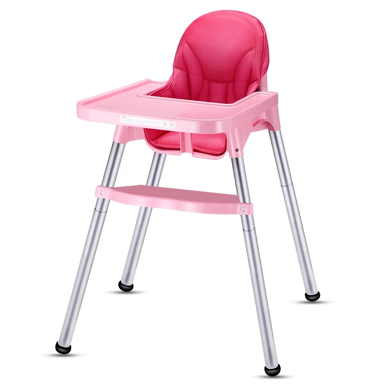 

PU leather portable baby seat baby dinner table multifunction adjustable folding chairs for children