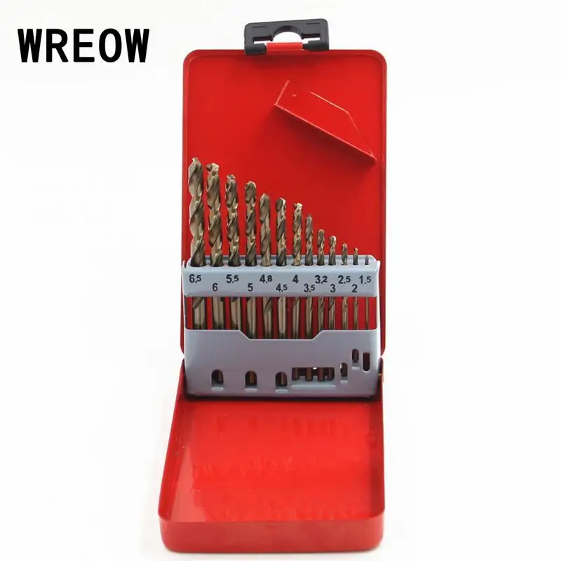 High Hardness 13pc M35 Cobalt High Toughness HSS Fully Ground Straight