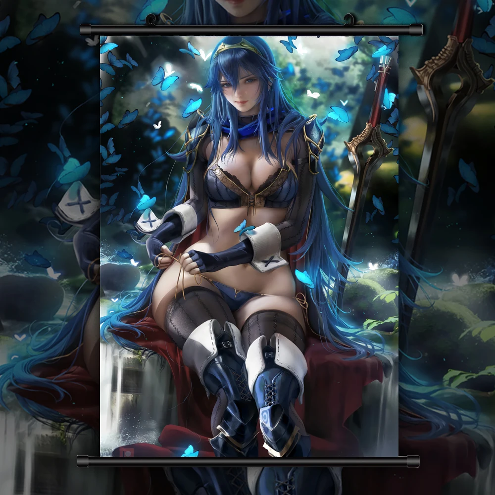 

Lucina Fire Emblem Anime manga wall Poster Scroll