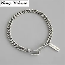 Ying vahine 925 пробы Серебряный Лучшие друзья братья Близнецы унисекс браслеты для женщин и мужчин
