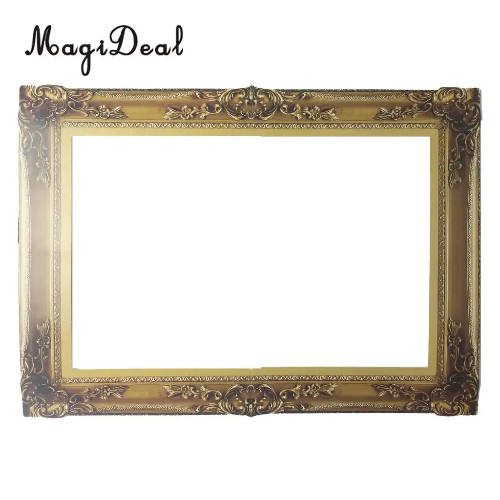 MagiDeal Vintage Frame Photo Booth Prop Background for Wedding Birthday Family Paper Photobooth Party Decoration 
