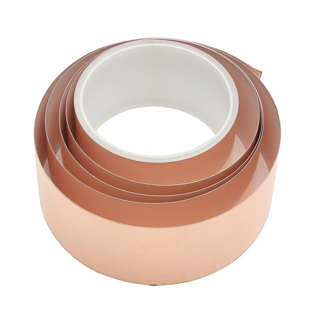 Foil Tape Single Sided Conductive Self Adhesive Copper Heat Insulation 30mm x 2M