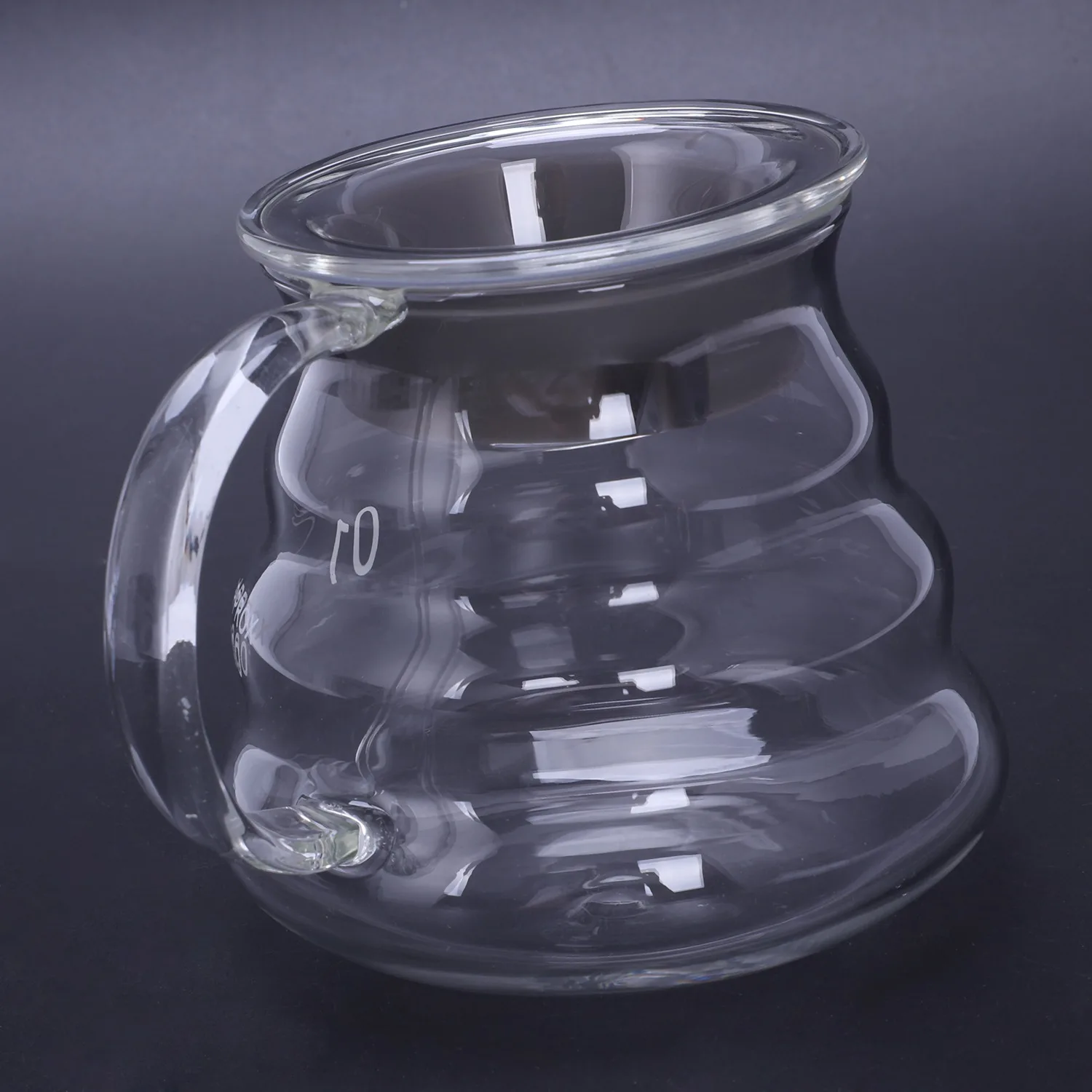 Горячая-V60 залейте над стеклянным диапазоном кофейный поднос Carafe капельная Кофеварка чайник для заварки бариста Percolator Clear