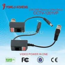 Wholesale New High quality Video Power Balun BNC CCTV Transceiver Cable