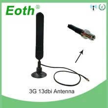 5 шт. Eoth 4G LTE Антенна 3g 4G антенна TS9 13dbi 4G модем-маршрутизатор антенна с кабелем 0,5 м для huawei 3g 4G Модем Мобильный роутер Wi-Fi