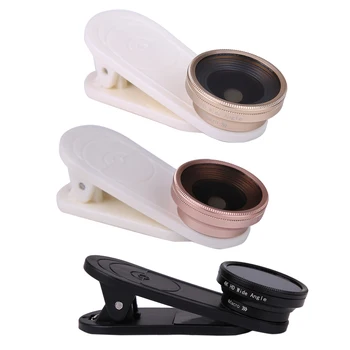 

ALLOYSEED 3 in 1 4K HD 0.6X Wide Angle Macro Lens Telescope CPL Polarizing Filter Mobile Phone Camera Clip Lens For iPhone iPad