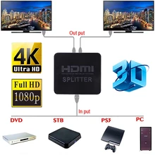 HDMI 1 in 2 out 1080p 4K 1x2 HDCP Stripper 3D Splitter Power Signal Amplifier                                                 #8