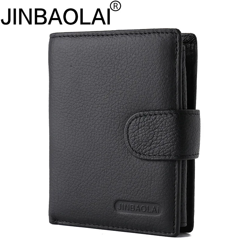 

Jinbaolai famous brand luxury retro designer genuine leather purse for men 2018 new arrivals fashion hot sale men's wallets