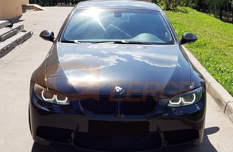 Для BMW 3 серии E90 E92 E93 M3 Coupe cabriolet 2007-2013 ксеноновая фара отличная DTM M4 Стиль ультра яркий комплект светодиодов «глаза ангела»