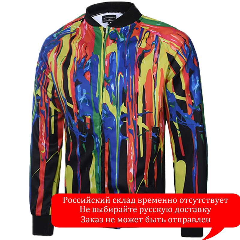 الرقمية طباعة سترة 2019 الربيع الرجال 'ق سترة ضئيلة طويلة الأكمام الرجال' ق الأزياء سترة واقية سترة العلامة التجارية الملابس قطرة