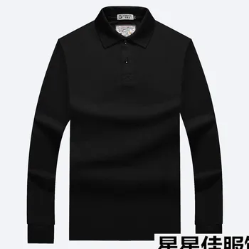 

8XL 6XL 2018 Men Polo Shirt Spring Autumn Long Sleeve Polos Shirt Mens Color Block Cotton Shirt Fashion Brand Casual Top Shirts