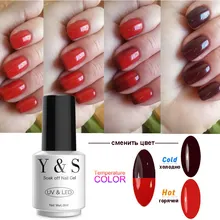 

Yao Shun 8ml Chameleon Gel Polish Temperature Color Change Nail Gel Varnish Long Lasting Gel Nail Polish Manicure DIY Mood Gel
