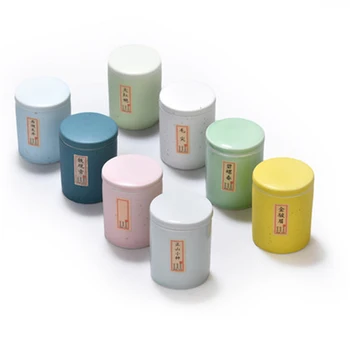 

Portable Tea Box Muticolor Jars For Tea Solid Mini Bottle For Tea Storage Jar Mutfak Malzemeleri potes de cozinha armazenamento