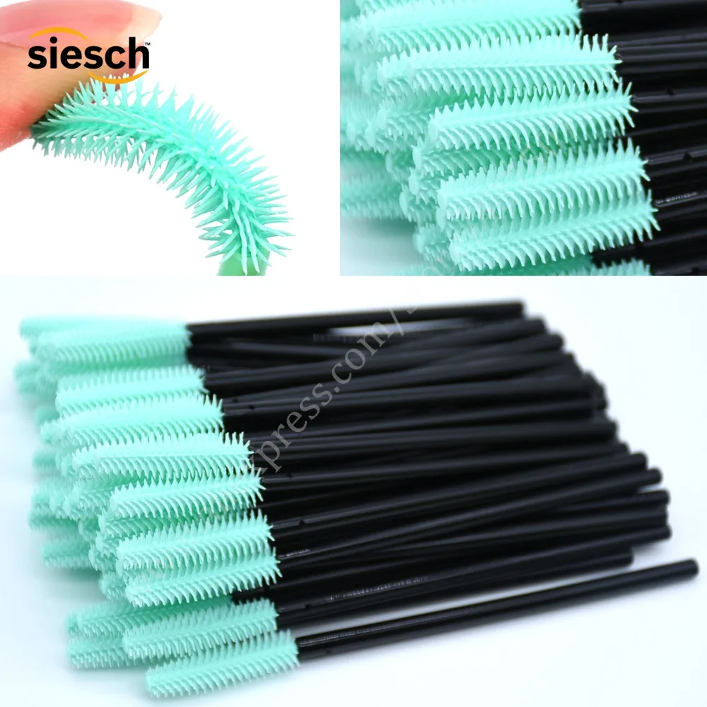 

10PCS High Qual Silicone Makeup Eyelash Brush Comb Mascara Wands Eye Lashes Extension Tool Eyebrow Brush Make Up Tools For Women