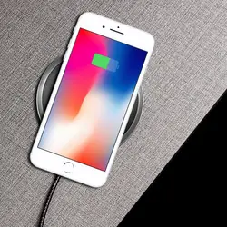 10 Вт Qi Быстрое беспроводное зарядное устройство для iPhone X XR XS MaX 8 samsung Note 8 S8 S9 Plus S7 S6 Edge телефон Беспроводная зарядная зарядка