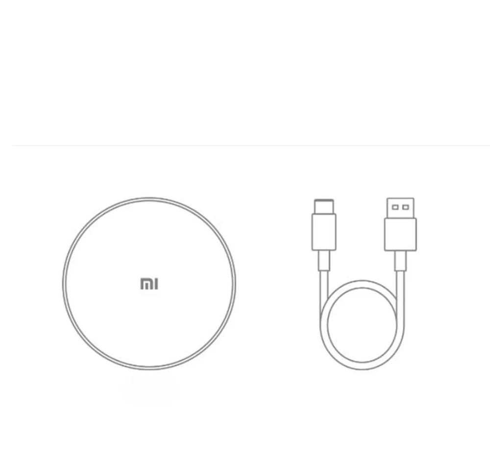 Оригинальное Беспроводное зарядное устройство Xiaomi для samsung, Xiaomi, умный выход, QI, беспроводной стандарт, 10 Вт, максимальное быстрое зарядное устройство для iPhone X, XS, XR