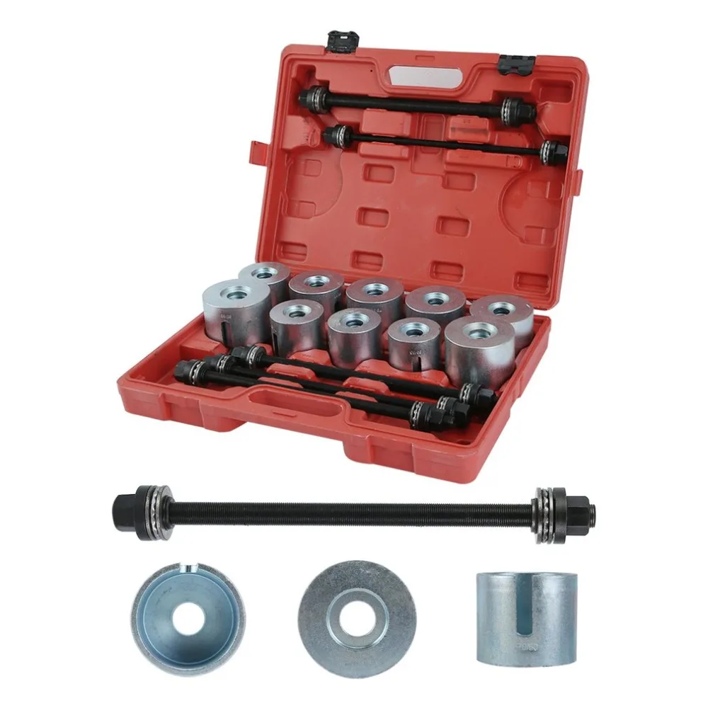 

27 PCS/Set Press Pull Kit Universal Sleeve Remover Installer Durable Bushes Bearings Garage Tool Vehicle Accessories